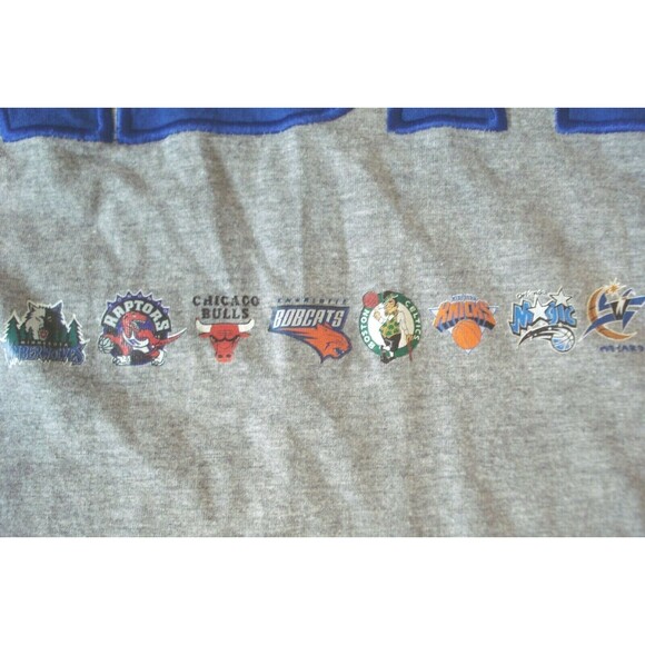 NBA UNK T Shirt Longwear Official Licensed Tee Long Sleeve Basketball Logo Sz L - Picture 7 of 13